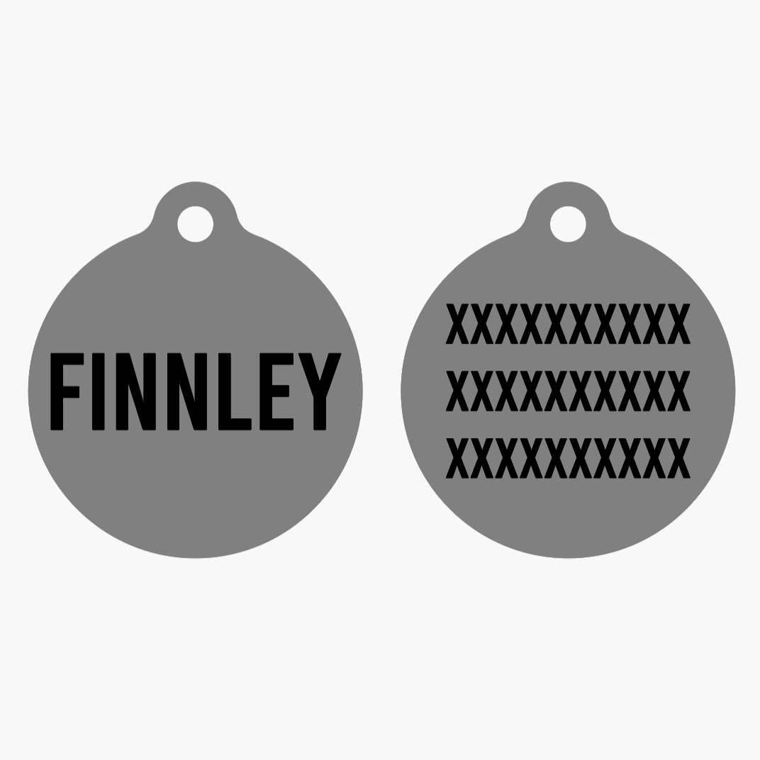 Heavy Duty 316 Stainless Steel Dog Tag